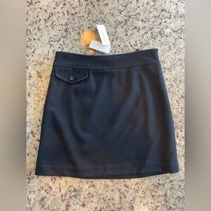 NWT Banana Republic, wall and cashmere blend miniskirt size 0
